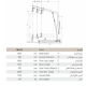 ونش زرافة حمولة 1 طن ماركة CAMEL موديل NDJ10